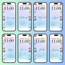 Load image into Gallery viewer, 12 Medical Themed 2025 Calendar Wallpaper (DIGITAL DOWNLOAD)