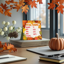 Load image into Gallery viewer, 30 Printable Vital Signs 3.5inx3.5in Memo Pad (DIGITAL DOWNLOAD)