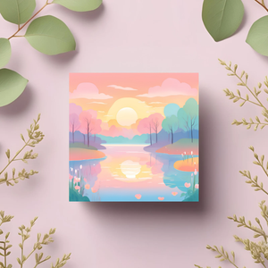 Misprint - Dreamy Sunset Sticky Note