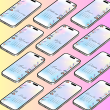 Load image into Gallery viewer, 12 Medical Themed 2025 Calendar  Wallpaper (DIGITAL DOWNLOAD)

