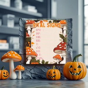 15 Printable Vital Signs 3.5inx3.5in Memo Pad (DIGITAL DOWNLOAD)
