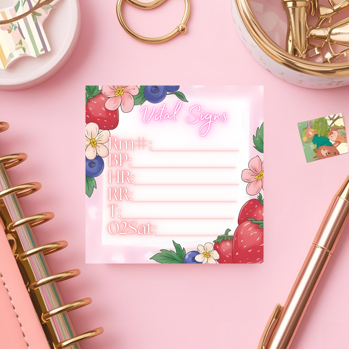 Berry Bliss Sticky Note
