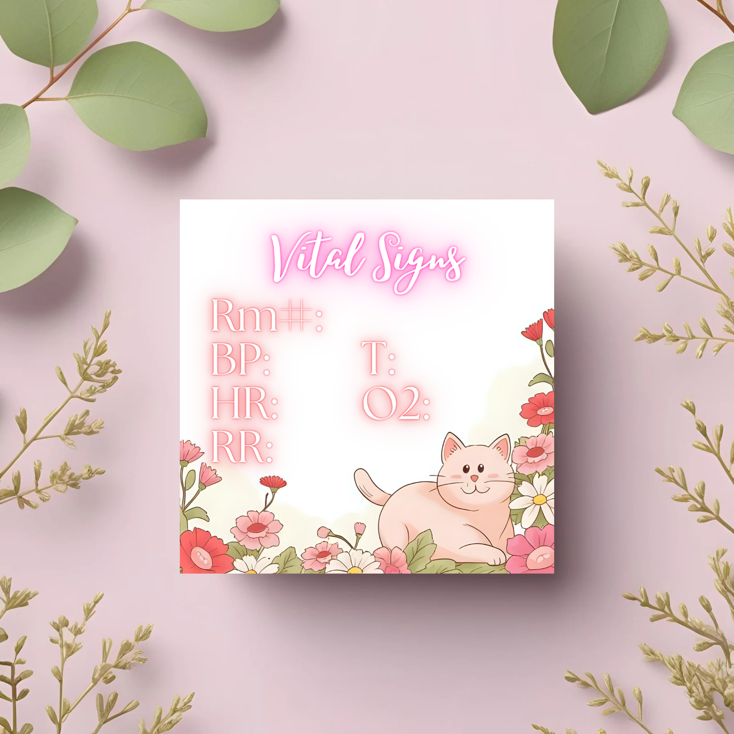 Kitty Sticky Note