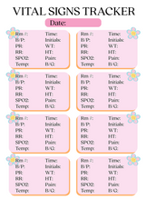 Load image into Gallery viewer, Free Vital Signs Tracker Template
