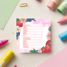 Load image into Gallery viewer, 15 Printable Vital Signs 3.5inx3.5in Memo Pad (DIGITAL DOWNLOAD)
