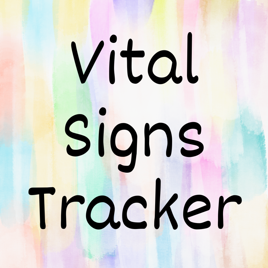 Free Vital Signs Tracker Template