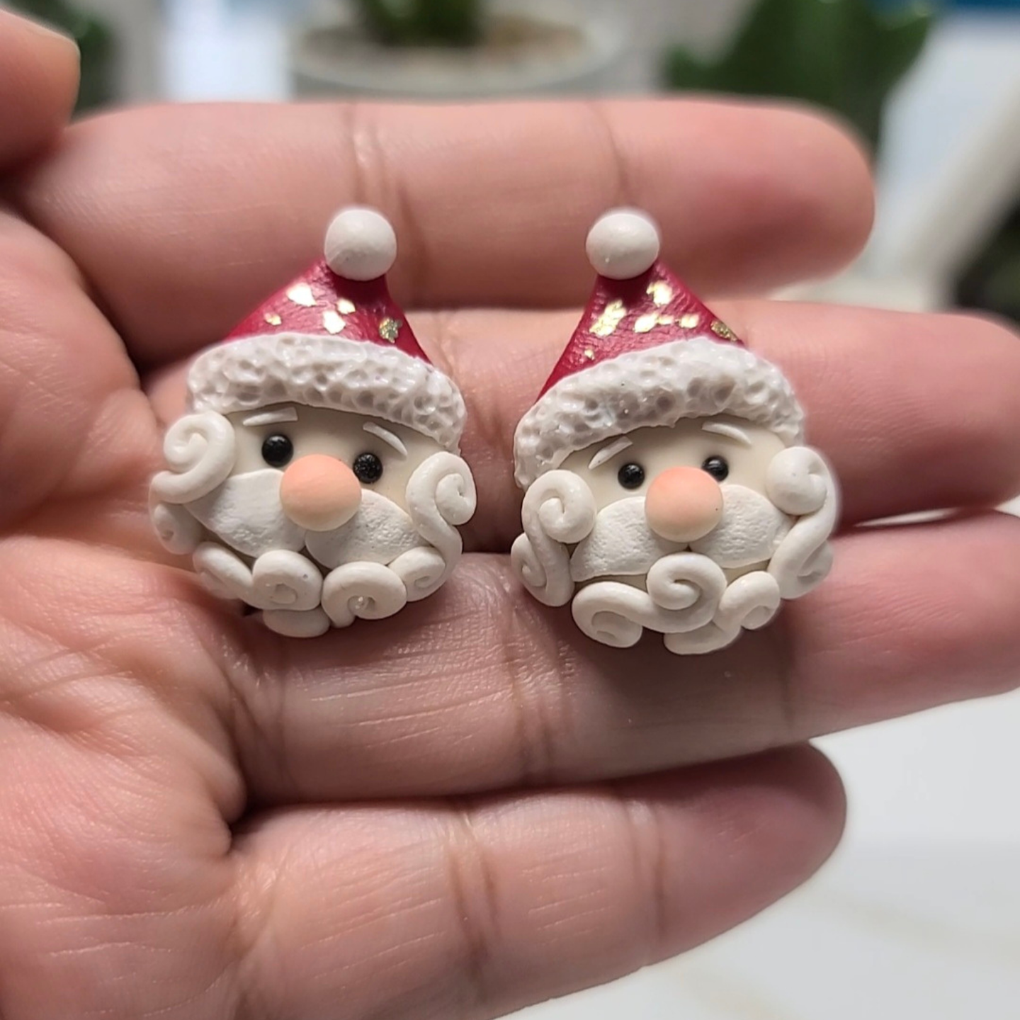 PRE-ORDER Santa Claus Earrings