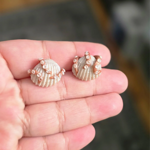 Seashell with Tentacles Stud